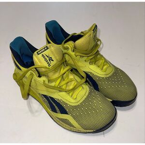 Reebok Nano X‎ Electric Yellow/Blue Size 8.5